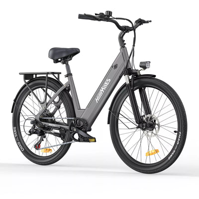 Mile city 1 E bike 26 inch E-bike 250we-mountain bike 468WH electric bike green