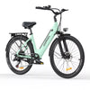 Mile city 1 E bike 26 inch E-bike 250we-mountain bike 468WH electric bike green