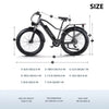 Electric bike 26 inch e-mountain bike 48V 20AH trekking ebike 1000W moped ebike