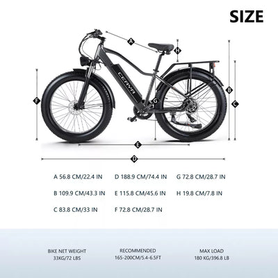 Electric bike 26 inch e-mountain bike 48V 20AH trekking ebike 1000W moped ebike